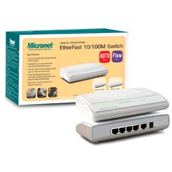 Micronet SP605K - 5-Port 10/100M Switch, External Power.