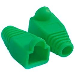 Micronet - RJ-45 Plug Cover, Green (100 Pcs/Bag).